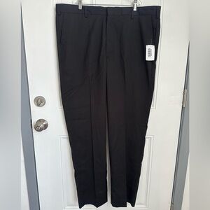 Berle Black Dress Pants Men’s 42R Classic Fit Flat Front Stretch
